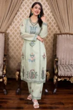 Premium Lawn Unstitched Embroidered 2pc Suit