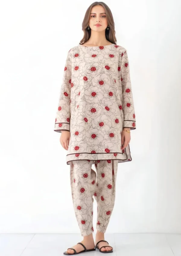 2Pc Digital Printed Lawn Suit